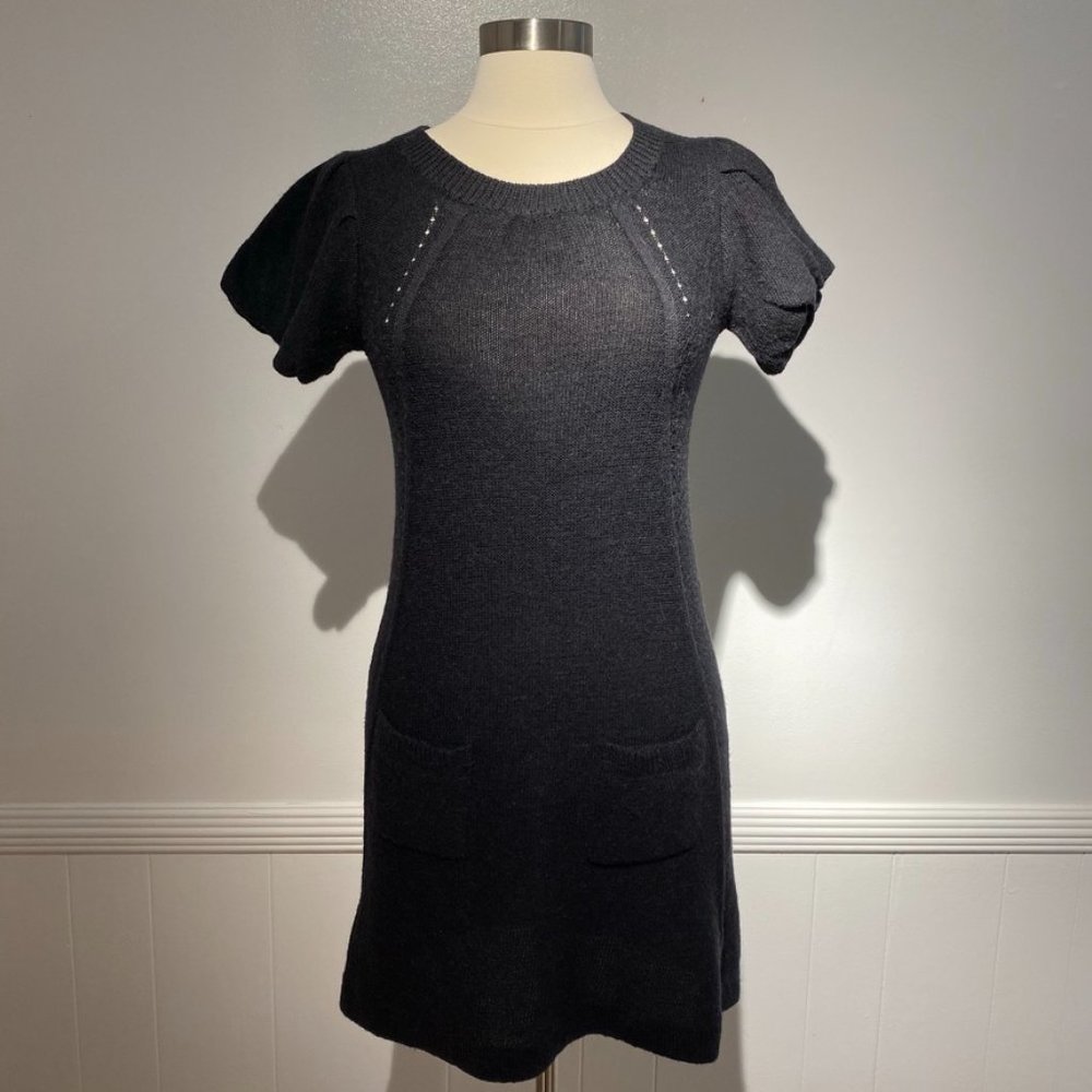 Robin Short Sleeve Sweater Dress with Pockets